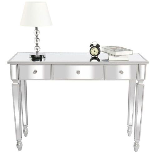 3-Drawer Mirrored Makeup Table - Lot 231