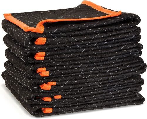 WEN 272406 72-Inch by 40-Inch Heavy Duty Padded Moving Blankets, Pack of 6  - Lot 313