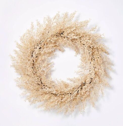 Threshold XL Grass Wreath 30"  - Lot 809
