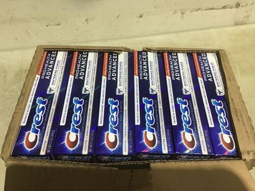 Case of (24) Crest Pro Health Advanced Toothpaste - Lot 1024