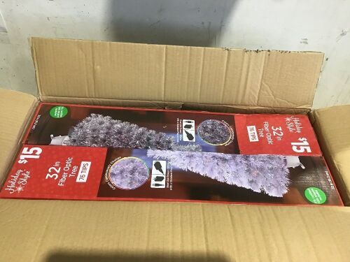 Case of (4) 32" Fiber Optic Tree  - Lot 301