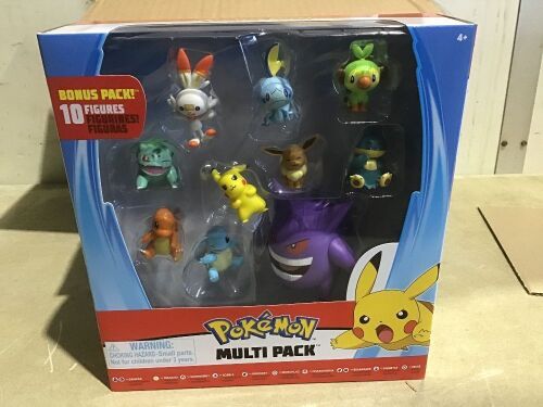 Case of (4) Pokemon Battle Figures 10 Pack - Lot 1155