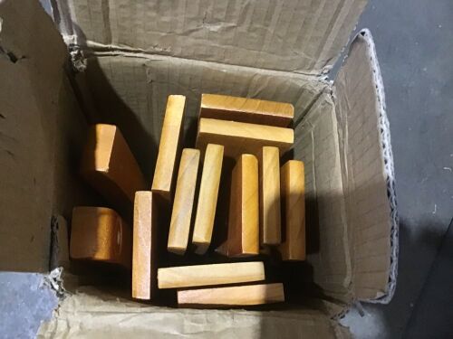 Foldable Indoor Outdoor Wooden Table w/ Carrying Case - 28x28in - Unknown if Complete - Lot 1065