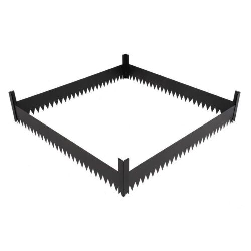 Landscape Enclosure Garden Picket Fence, Black  - Lot 731