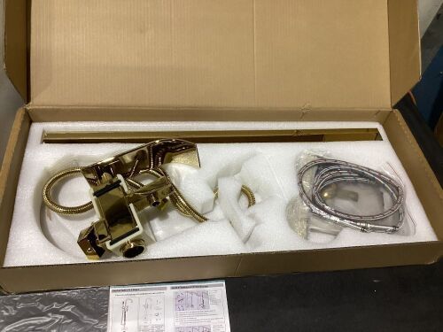 Freestanding Bathtub Faucet - Gold - Lot 343