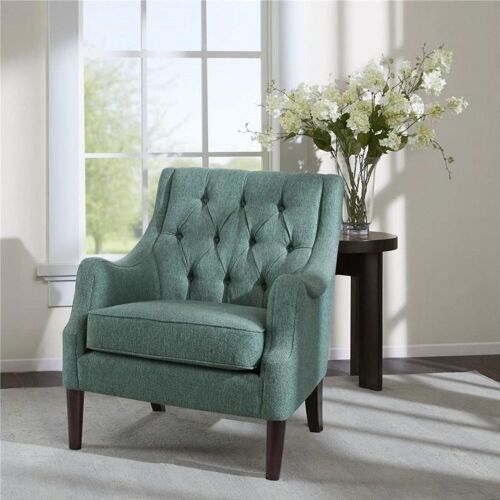 Madison Park Qwen Button Tufted Chair - Lot 1201