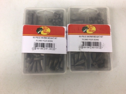 Lot of (2) Worm Weights, E-Commerce Return, Sold as is - Lot 102