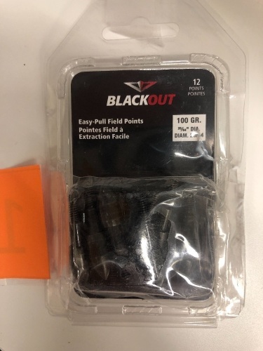 BlackOut Easy Pull Field Points, E-Commerce Return, Sold as is - Lot 109