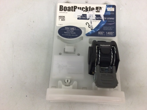 BoatBuckle Mini Retractable Transom Tie-Down, E-Commerce Return, Sold as is - Lot 111