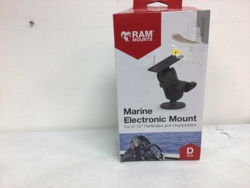 Ram Mounts Marine Electronic Mount, D Size, Short Arm, E-Commerce Return, Sold as is - Lot 114