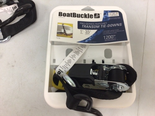 Boat Buckle Transom Tie Downs, E-Commerce Return, Sold as is - Lot 129