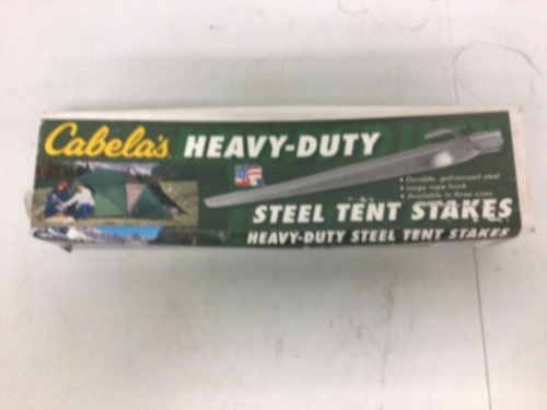 Heavy Duty Steel Tent Stakes, E-Commerce Return - Lot 147
