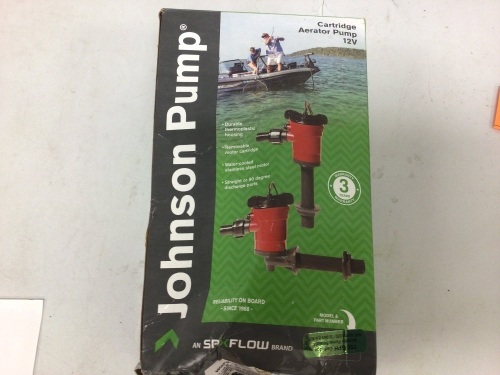 Johnson Pump, Cartridge Aerator Pump 12V, E-Commerce Return - Lot 149