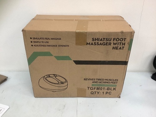 Shiatsu Foot Massager with Heat, New - Lot 173