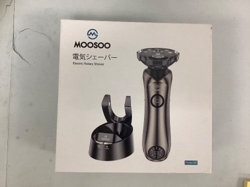 Moosoo Electric Rotary Shaver, Appears New - Lot 188