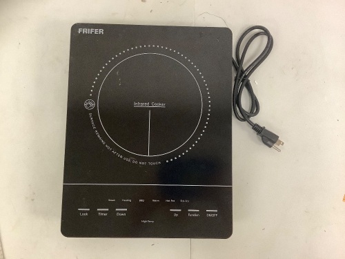FRIFER Portable Cooktop, E-COMM Return, Untested - Lot 483