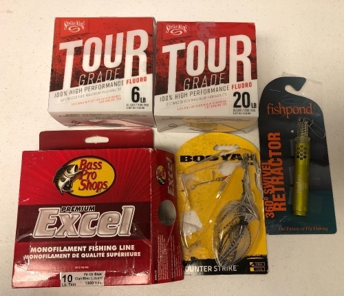 Lot of (5) Misc Fishing Items, E-Commerce Return, SOLD AS IS - Lot 323