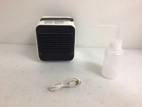 Lot of (3) Mini Negative Ion Air Conditioning Fan, Appears New, One opened, Others are sealed, Sold as is - Lot 277