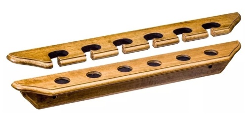 Wall-Mount Vertical Rod Rack, Appears New, Sold as is - Lot 286