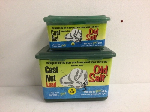 Lot of (2) Cast Nets, E-Commerce Return, Sold as is - Lot 299