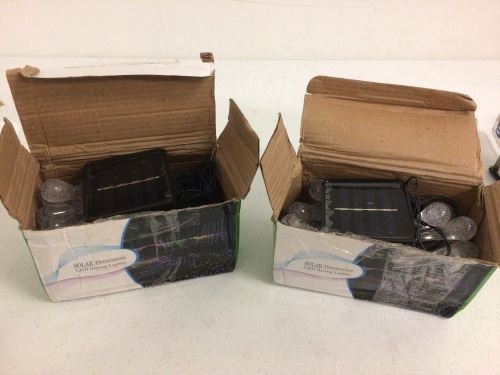 Solar String Lights, E-Commerce Return, Untested, Sold as is - Lot 329