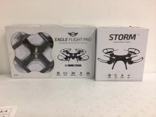 Lot of (2) Drones, E-Commerce Return, Sold as is - Lot 524