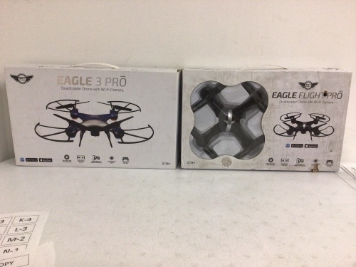 Lot of (2) Drones, E-Commerce Return, Sold as is - Lot 534