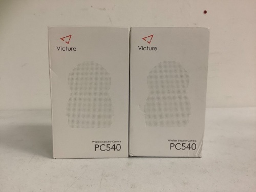 Lot of (2) Victure Security Cameras, E-Comm Return - Lot 388