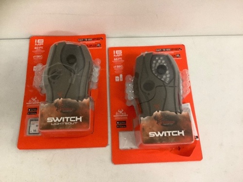 Lot of (2) Wilgame Switch Trail Cams, E-Comm Return - Lot 404