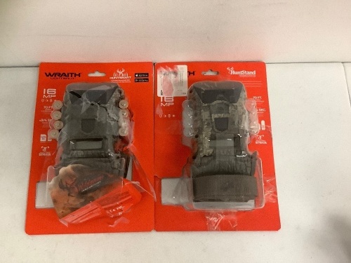 Lot of (2) Wildgame Wraith Trail Cams, E-Comm Return - Lot 477