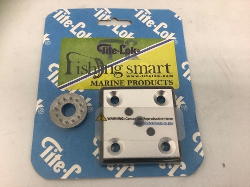 Lot of (2) Tite Lock 2.25" Square Plate Mount, E-Commerce Return, Sold As is - Lot 54