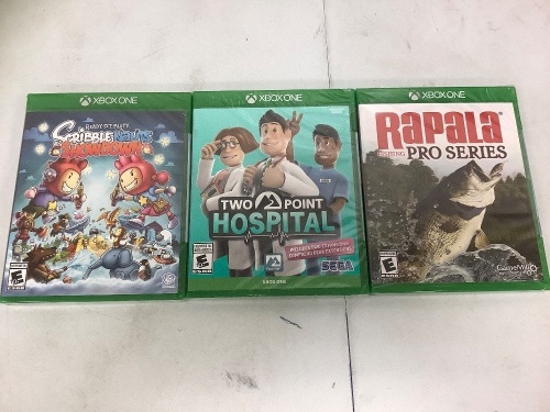 Lot of (3) Xbox One Games, Appears New - Lot 335