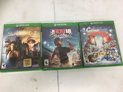 Lot of (3) Xbox Games, Appears New - Lot 445