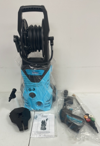 Stream Preassure Washer, Black/Blue, New - Lot 403