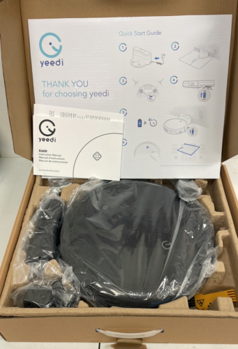 Yeedi K600 Robot Vacuum, Appears New - Lot 441