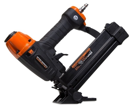 WEN 61741 4-in-1 18-Gauge Pneumatic Flooring Nailer and Stapler with Case, Black - Lot 150