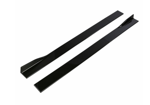 86'' Side Skirt Rocker Panel Splitter Black For Toyota Camry SE XSE Sport 18-19 - Lot 170