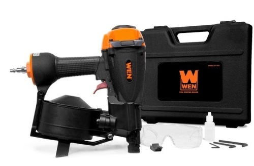 WEN 61783 3/4-Inch to 1-3/4-Inch Pneumatic Coil Roofing Nailer - Lot 196
