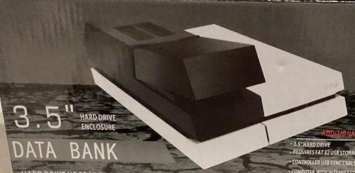 3.5" Data Bank Compatible W/ PS4 - Lot 197