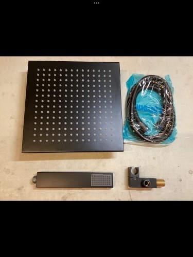 Shower Panel w/ Rainfall Shower Head, Handheld Sprayer - Lot 199