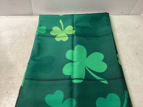 Shamrock Tablecloth, Approx 6' x 6' - Lot 272
