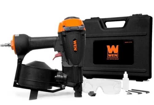 WEN 61783 3/4-Inch to 1-3/4-Inch Pneumatic Coil Roofing Nailer - Lot 283