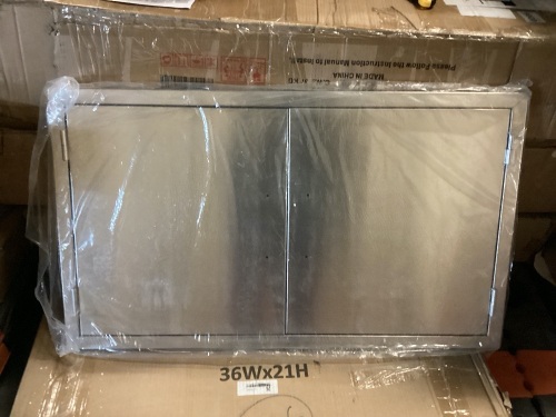 Stainless Steel Doors - Lot 435