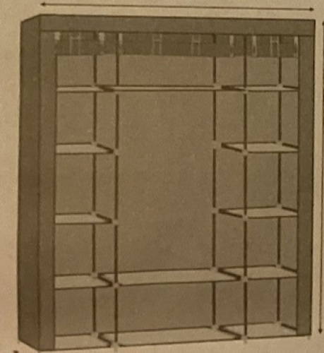 Portable Closet Storage Organizer - Lot 816