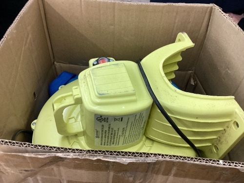 Water Spray Inflatable Bounce House/Slide w/ Blower - Lot 655