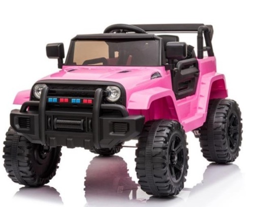 LEADZM Electric Car Dual Drive w/ 2.4G Remote Control, Pink - Lot 109