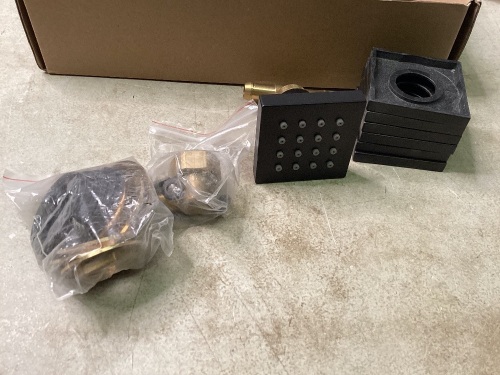 Lot of 5 Mini Shower Heads, Mixed Hardware - Lot 115