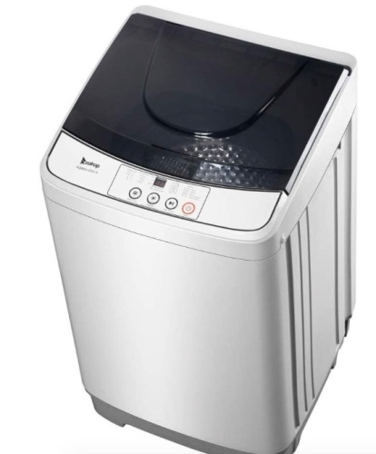 Full-Automatic Washing Machine, 13.3 Lbs Capacity, Gray - Lot 611