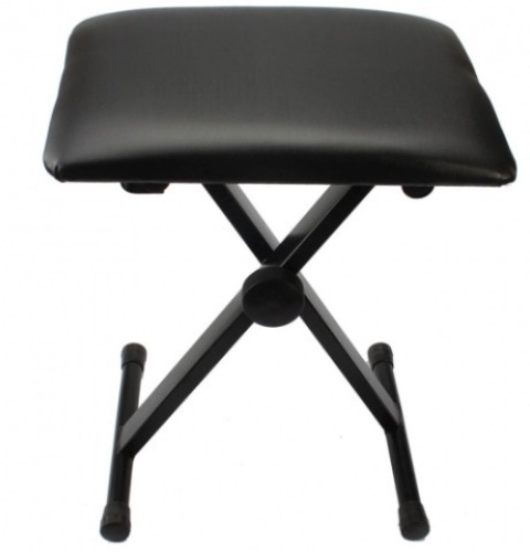 Adjustable Folding Piano Bench, Black, Missing Hardware - Lot 799