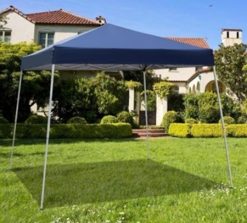 10' x 10' Pop Up Canopy Tent w/ Carry Bag, Blue - Lot 798